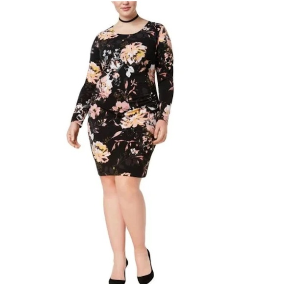 macys plus size black dress